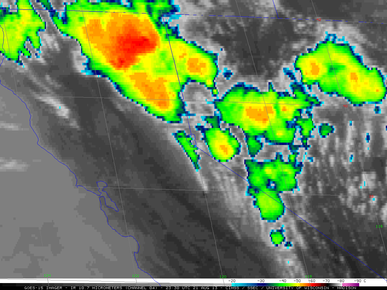 GOES-15 longwave infrared imagery (click image to play animation)
